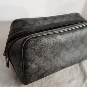Genuine Coach cosmetic or shave kit bag